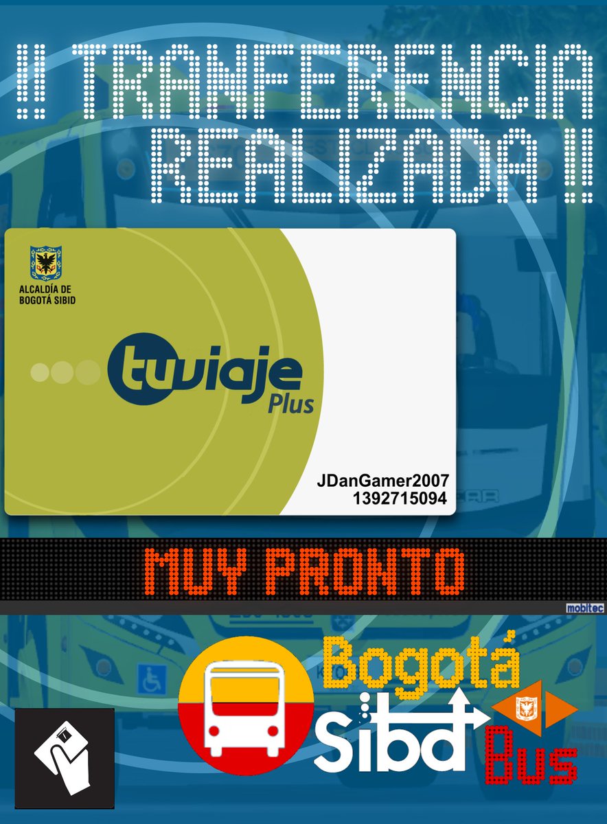 DanGamer2007's tweet photo. Se vienen cositas 👀
Únete a Bogotá SIBID Bus 
https://t.co/lFpJMG8anp https://t.co/ZHLRSRcMol