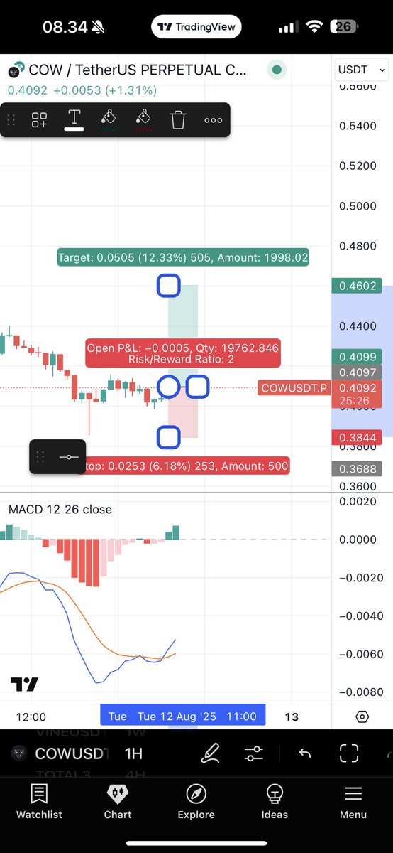 ola_pinata's tweet photo. $COW Long . Max lev 8x

Trading crypto with ola https://t.co/41YWG1cGQR