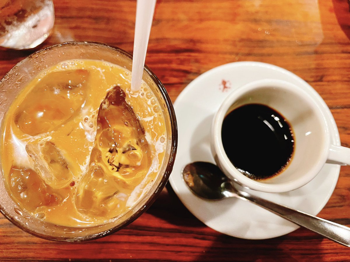 kommymd's tweet photo. 父の墓参り&amp;早めのお盆法要のあとはコンパル大須本店〜☕️
ここのアイスコーヒーがいいのよアイスコーヒーが https://t.co/MSm3VgjPdm