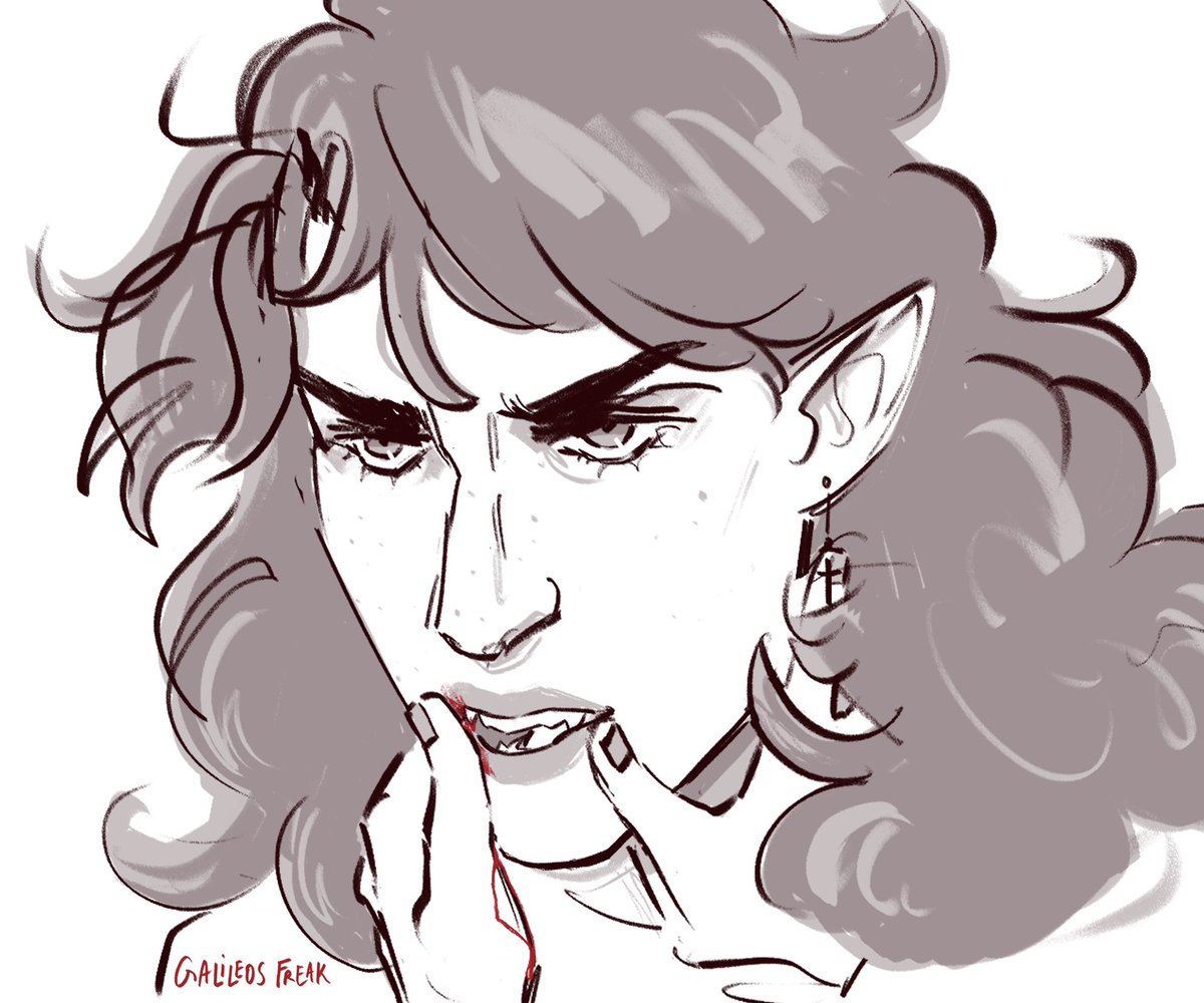 galileosFreak's tweet photo. lesbian vampires be like 🩸 bleeehh 🧛‍♀️ i vaaaahnt to suuuck your cliiittt bleeehhh 🧛‍♀️ 🩸 https://t.co/uTAwmkSNEi