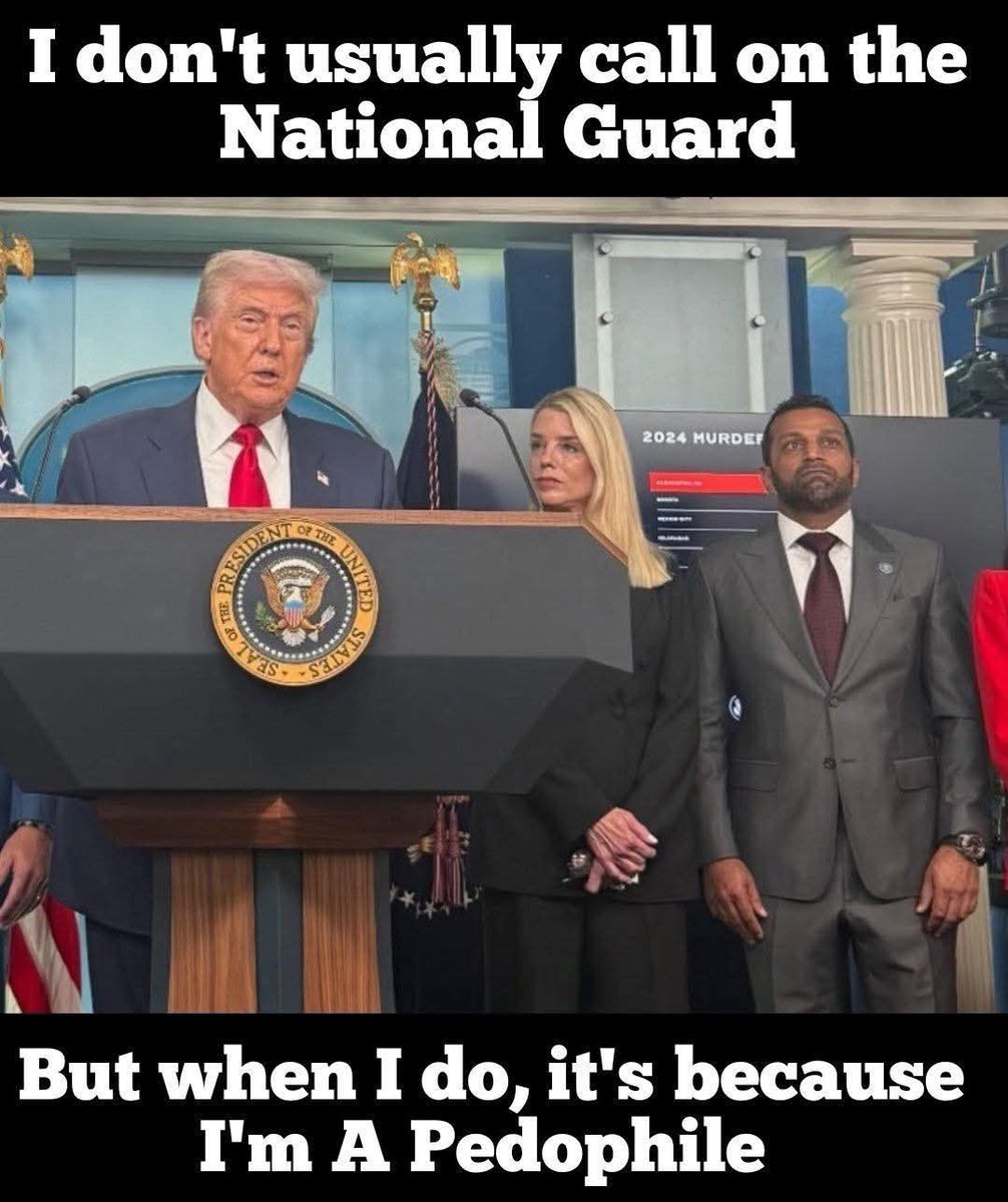 Brandyski2121's tweet photo. Remove the #PEDOPRESIDENT NOW! RELEASE THE #EpsteinTrumpFiles ! https://t.co/XJwbCOoDS0