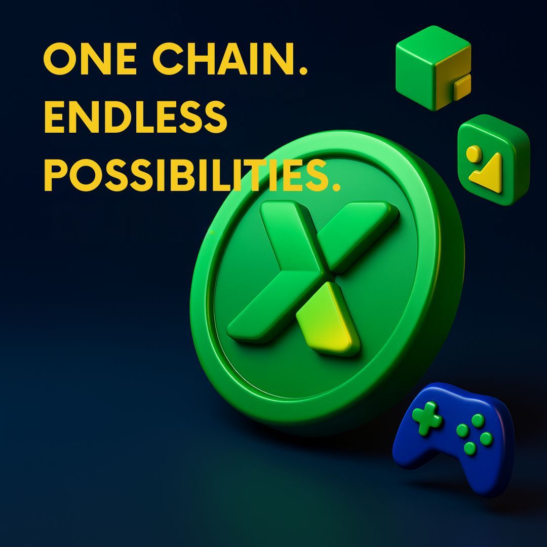 One Chain. Endless Possibilities.
DeFi, NFTs, GameFi &amp; beyond, all on GRX Chain.
Secure your spot before launch.
#GRXChain #Blockchain #Innovation