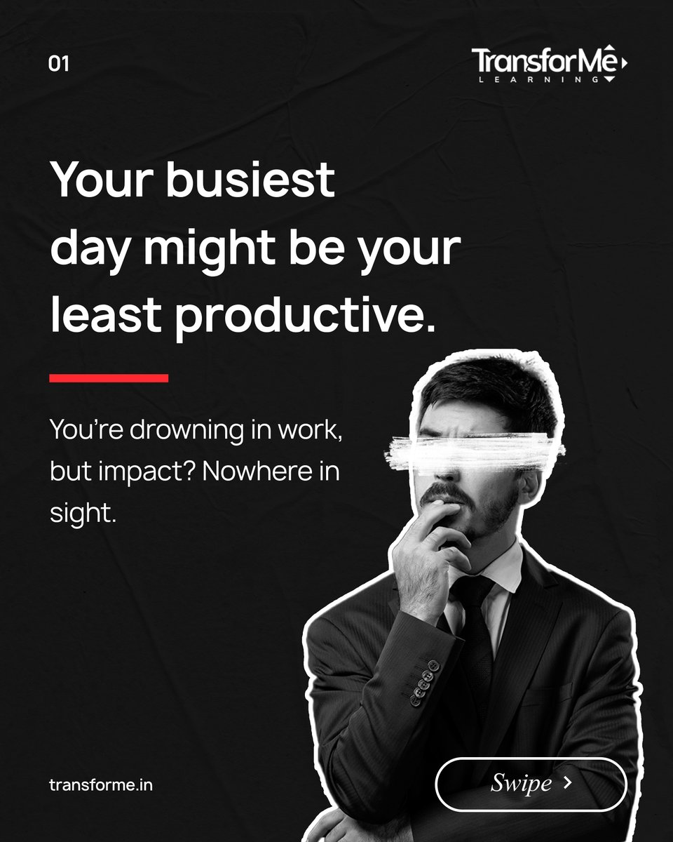 learningwithTMe's tweet photo. Busy is not the same as productive.
Fauxductivity means lots of activity but little impact.
Endless meetings, overflowing inboxes, never-ending to-do lists.
Real productivity is doing less and getting more done.

#Leadership #Productivity #WorkSmarter https://t.co/EBkUHMyeso
