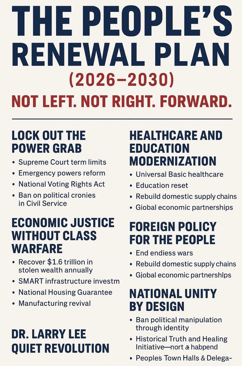 The people need a viable alternative …