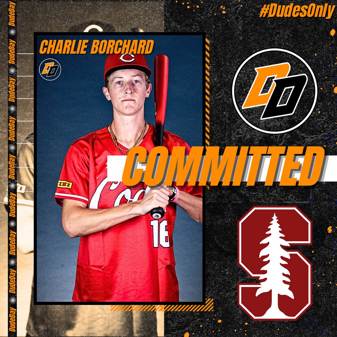 Congratulations to Charlie Borchard ‘27 on his commitment to Stanford University! 🌲 <a href="/Charborch/">Charlie Borchard</a> <a href="/StanfordBSB/">Stanford Baseball</a> 

#DudesOnly | #GoStanford