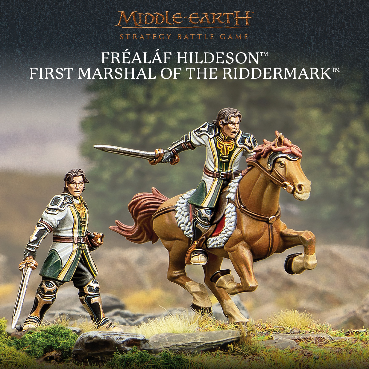 【モデル・リヴィール】

&lt;Middle-earth™ Strategy Game&gt;
『The Lord of the Rings: The War of the Rohirrim™』の２人の英雄が登場！

詳しくは日本語版の記事をチェックしよう！
ow.ly/C6I250WEhig

#ウォーハンマー #ホビー #ミニチュアペイント