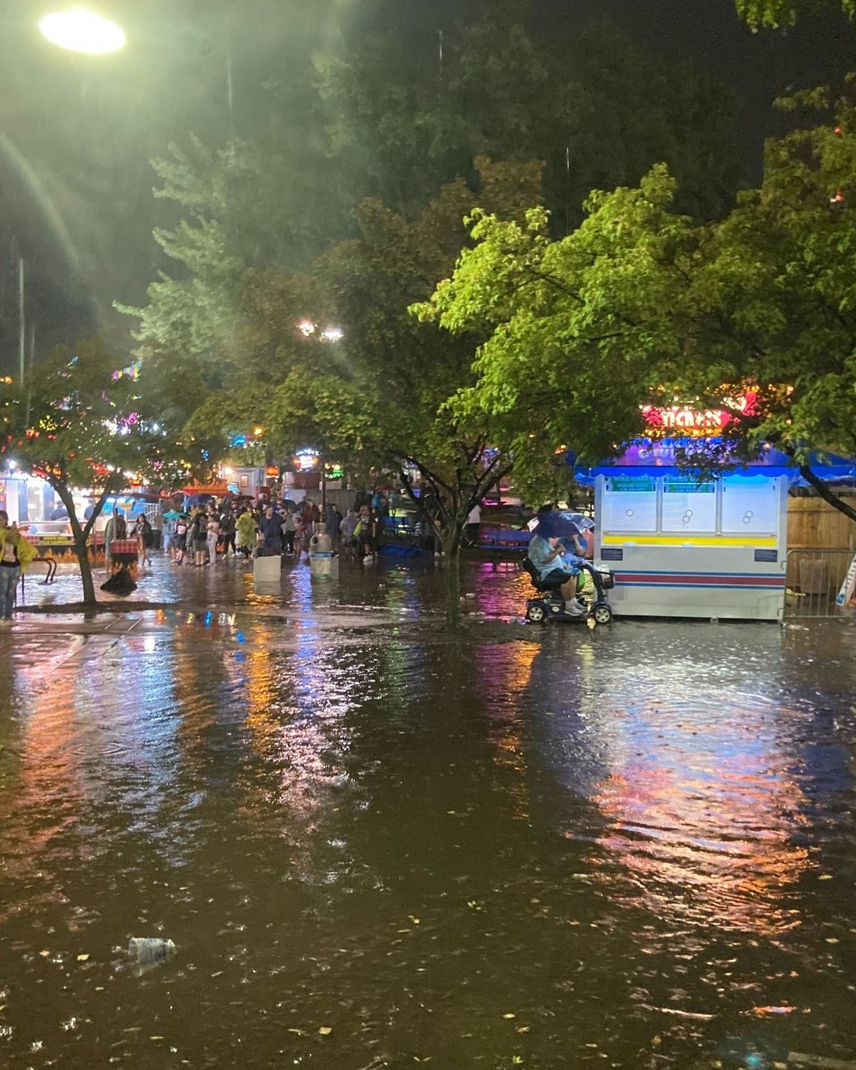 Anyone on the fence about coming to the Mile for Indycar think about the flooding that just happened. These businesses will need a boost.