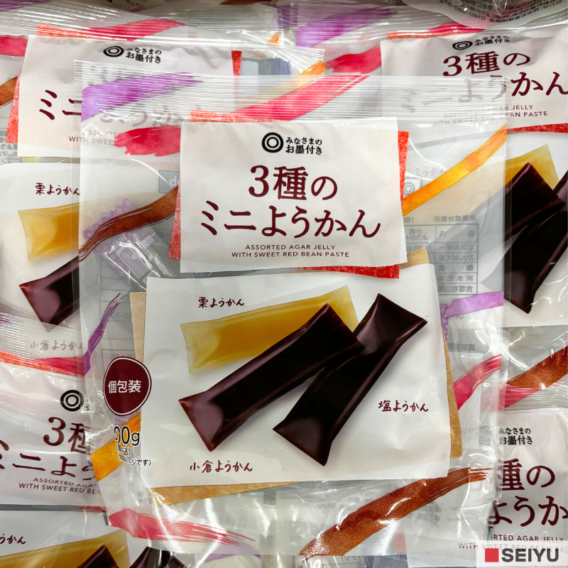 みなさまのお墨付き から「3種のミニようかん」が新発売🆕 栗ようかん