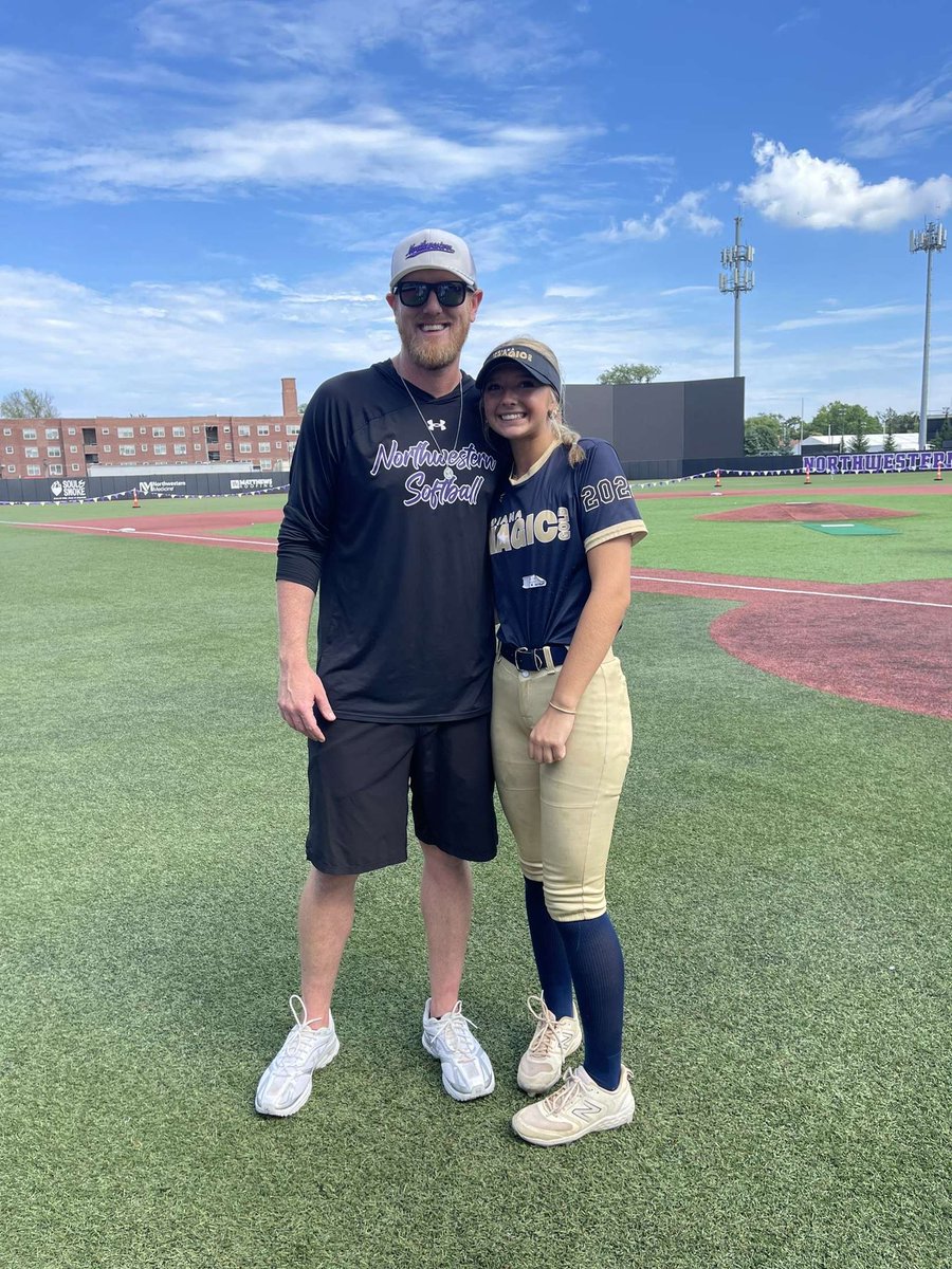 It was a great day <a href="/NUSBcats/">Northwestern Softball</a> camp! The 5 minute game was my fav. Thank you to all the coaches and players who made the day perfect! It was a nice surprise to see <a href="/FranStrub/">Fran Strub</a> there helping.  Thank you <a href="/LoganRumble2026/">Logan Rumble</a> for showing me around. 
<a href="/katedrohan/">Kate Drohan</a> 
<a href="/CarylDrohan/">Caryl Drohan</a>