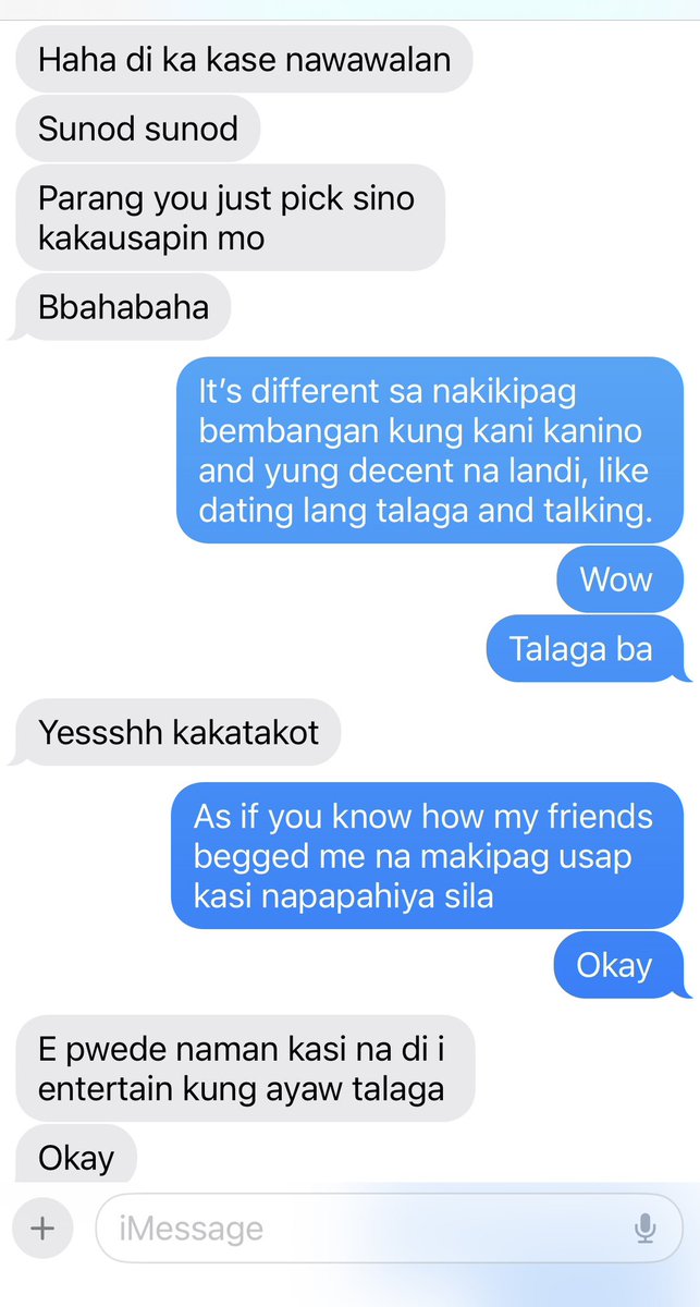mariandiii's tweet photo. Big wooooord hahahahahaha coming from you. His accusations vs how it is actually going. Nag message para ijudge ako? Kbye 😌😌😌 https://t.co/5pzlS7200C