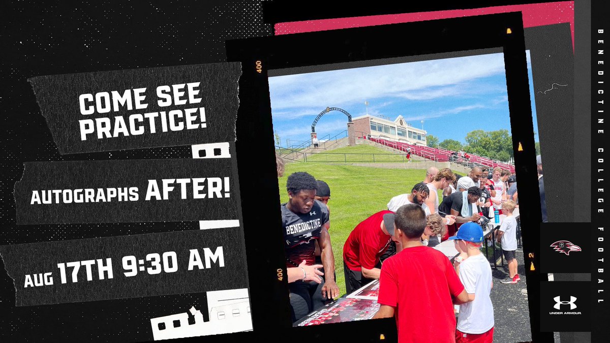 We are opening up practice to all of our fans! THIS Sunday August 17th come watch the Ravens as they get ready for the 2025 Season!

Autographs from the players to follow!