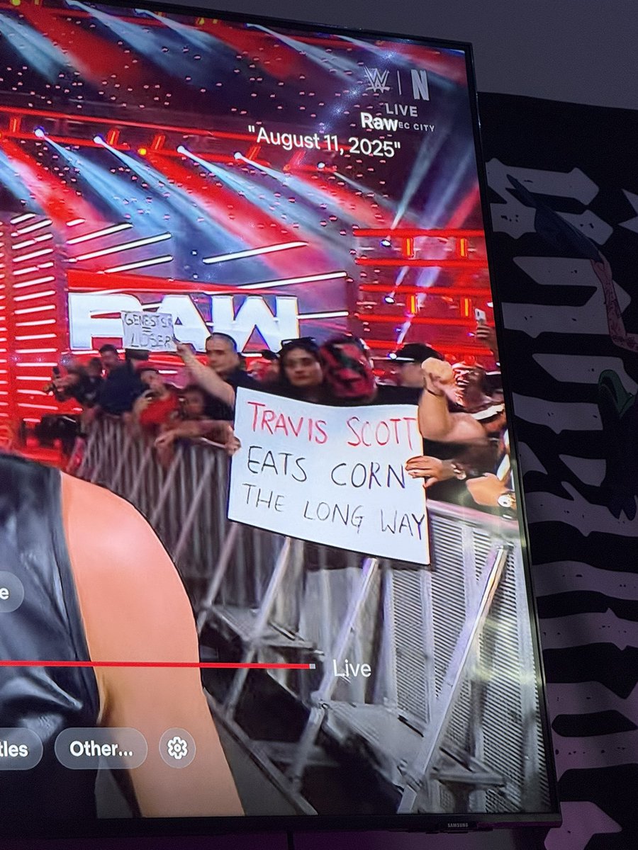 cruellamorgan's tweet photo. funniest thing i’ve seen all night on raw https://t.co/4KFndSlod7