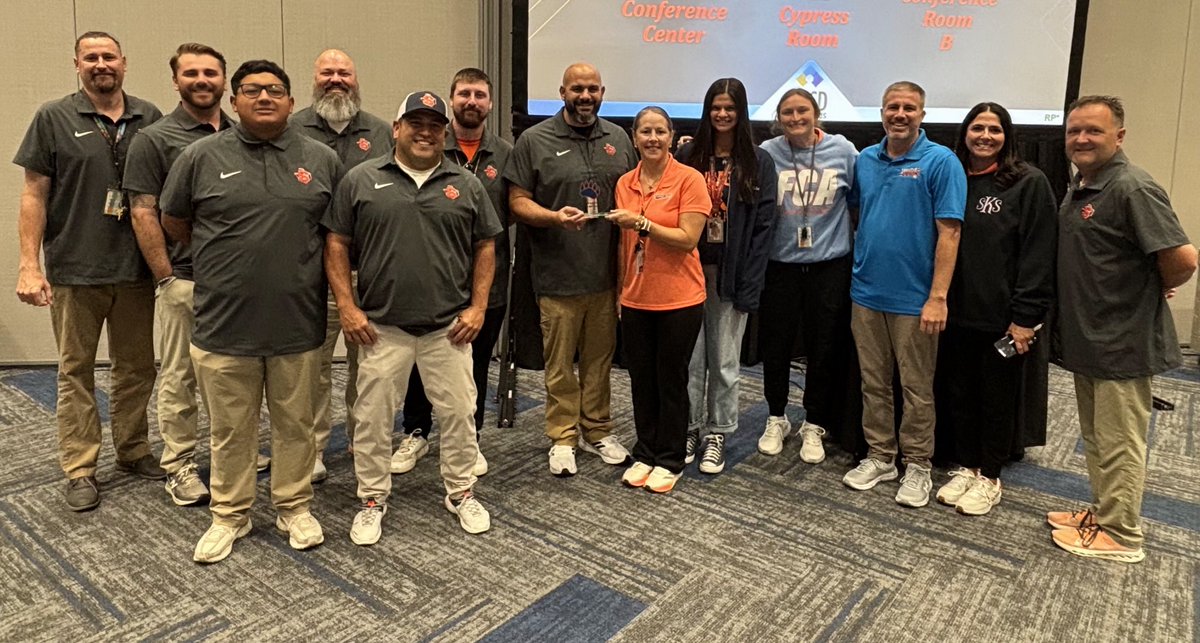 Congratulations to our student athletes and coaches for earning the <a href="/CyFairISD/">Cypress-Fairbanks ISD</a> Victory Cup Award!