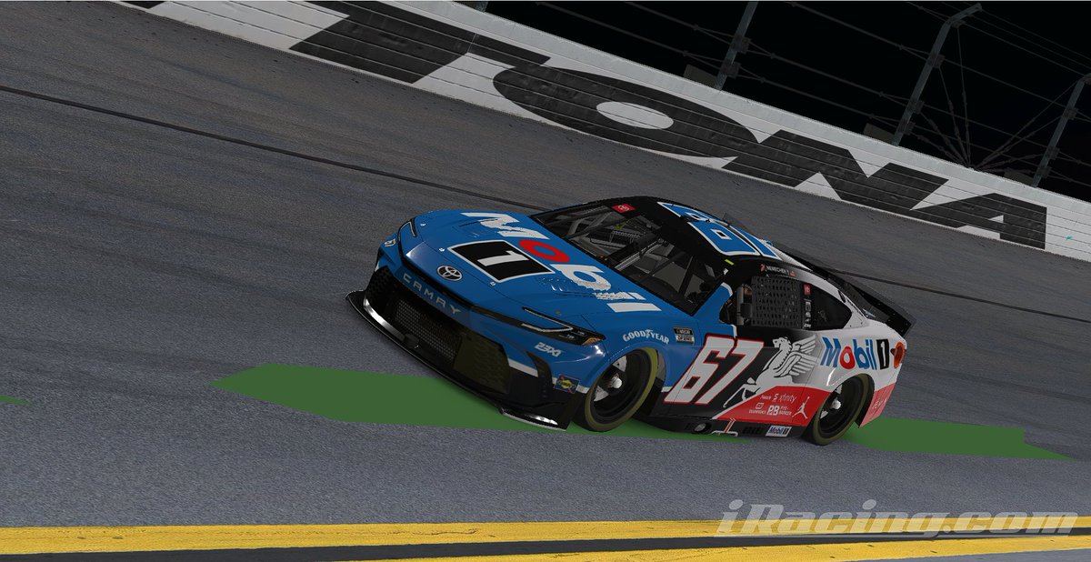 MJO1803's tweet photo. This beauty hits the high banks of Daytona tomorrow night at 8pm for the NWP 400 duels, hosted by @IdkPlayer. Trying to avoid what happened back in February and make the show this time around. https://t.co/t6BXfGloNt