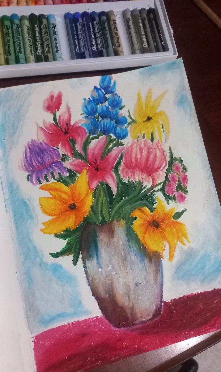 Byshoon_'s tweet photo. New art materials, new technique to learn 😙

#oilpastels #art #ArtistOnTwitter #ArtistOnX #artmoots #painting 
#ArtOfTheDay https://t.co/m35AbevlPJ