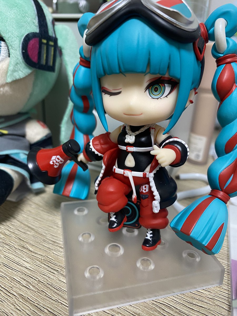 ねんどろいどお迎えしてから毎日ハッピー過ぎる！可愛いね🩵❤️