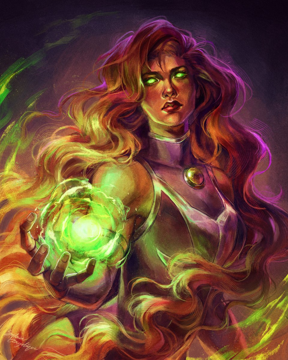 starfire #teentitans #fanart #digitalart #dc