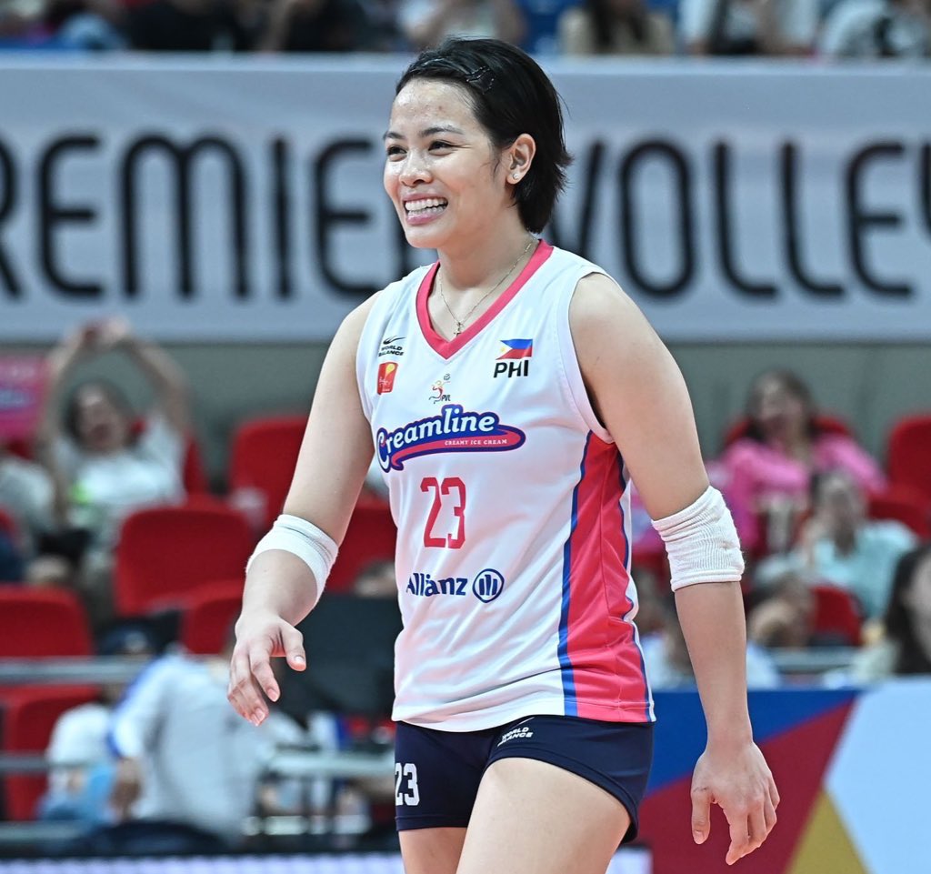 QueenJGOfficial's tweet photo. Wishing you good luck today, Jema! 

Play with heart, trust your game, and let your passion shine. No matter how tough the game gets, we know you’ll give it your all! 

See you later! 🫶🏻 https://t.co/vhwK3MVXVq
