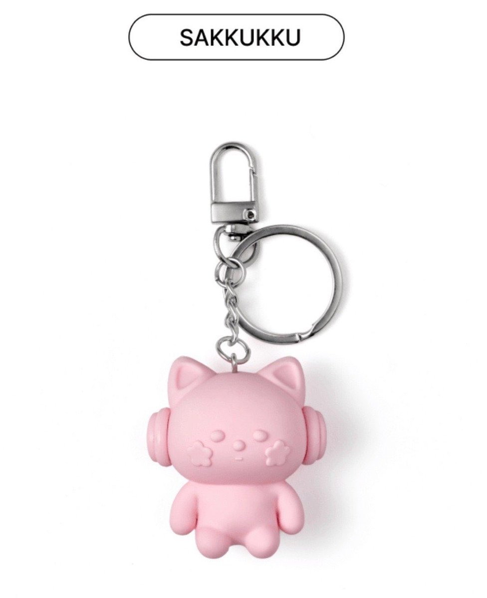 FIM'S CLUB X EARP EARP] Sakkukku PLUSH KEYRING (STANDING ver.) PVC