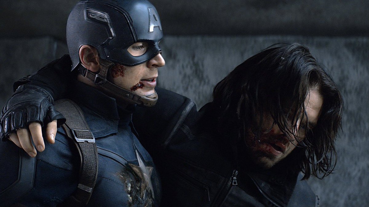 lisaidmeow's tweet image. thinking about steve dropping his shield for bucky because he means much more to him than anything else