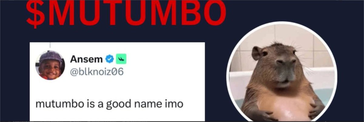 endless189's tweet photo. @blknoiz06 @NoMelodyz @KookCapitalLLC @BagsApp Long time no see a billion-mc coin, and your capy #mutumbo maybe the next @blknoiz06 π€£
AH2iuKG22rFg6i15q39iU38tYJnz8rVKWU1CrCrQBAGS https://t.co/AvsysliDeF