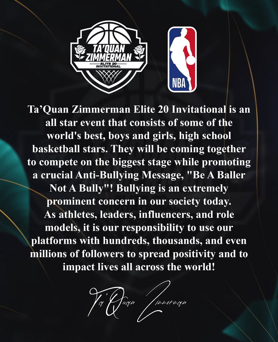 Twin ViZuals (@twinvizuals) on Twitter photo New England will be well represented in Ta’Quan Zimmerman’s Elite 20 Invitational! ⭐️ <a href="/buzzzy__/">Ta'Quan Zimmerman</a> #BeABallerNotABully #ladiesexposurefirst
🗓️ August 13th
⏰ 5:30pm (doors open at 4:45pm)
📍 East Catholic (Manchester, CT
🖼️ (IG/dinatalimedia) New England will be well represented in Ta’Quan Zimmerman’s Elite 20 Invitational! ⭐️ <a href="/buzzzy__/">Ta'Quan Zimmerman</a> #BeABallerNotABully #ladiesexposurefirst
🗓️ August 13th
⏰ 5:30pm (doors open at 4:45pm)
📍 East Catholic (Manchester, CT
🖼️ (IG/dinatalimedia)
