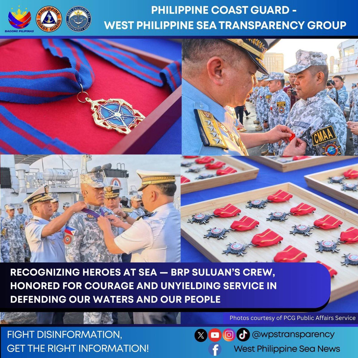 West Philippine Sea Transparency Group (@wpstransparency) on Twitter photo ๐๐๐๐๐๐๐๐ ๐๐๐ ๐๐๐๐๐๐๐๐ ๐๐๐๐๐๐๐๐๐: ๐๐๐๐๐๐ ๐๐ ๐๐๐ ๐๐๐๐๐๐ ๐๐
๐๐๐ ๐๐๐๐๐๐
๐๐ฎ๐ ๐ฎ๐ฌ๐ญ 12, 2025 โ In a powerful tribute to patriotism and valor, the gallant crew of ๐๐๐ ๐๐ฎ๐ฅ๐ฎ๐๐ง (๐๐๐๐-4406)) were formally honored for ๐๐๐๐๐๐๐๐ ๐๐๐ ๐๐๐๐๐๐๐๐ ๐๐๐๐๐๐๐๐๐: ๐๐๐๐๐๐ ๐๐ ๐๐๐ ๐๐๐๐๐๐ ๐๐
๐๐๐ ๐๐๐๐๐๐
๐๐ฎ๐ ๐ฎ๐ฌ๐ญ 12, 2025 โ In a powerful tribute to patriotism and valor, the gallant crew of ๐๐๐ ๐๐ฎ๐ฅ๐ฎ๐๐ง (๐๐๐๐-4406)) were formally honored for