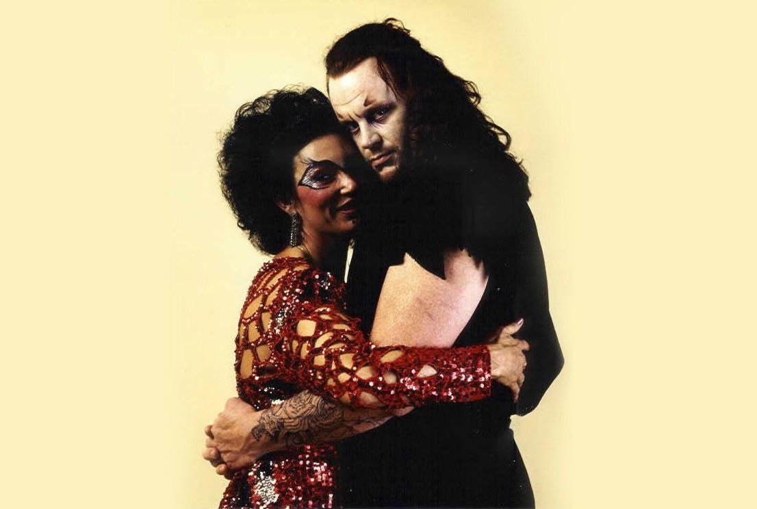 Rare pic of Sensational Sherri with the Undertaker