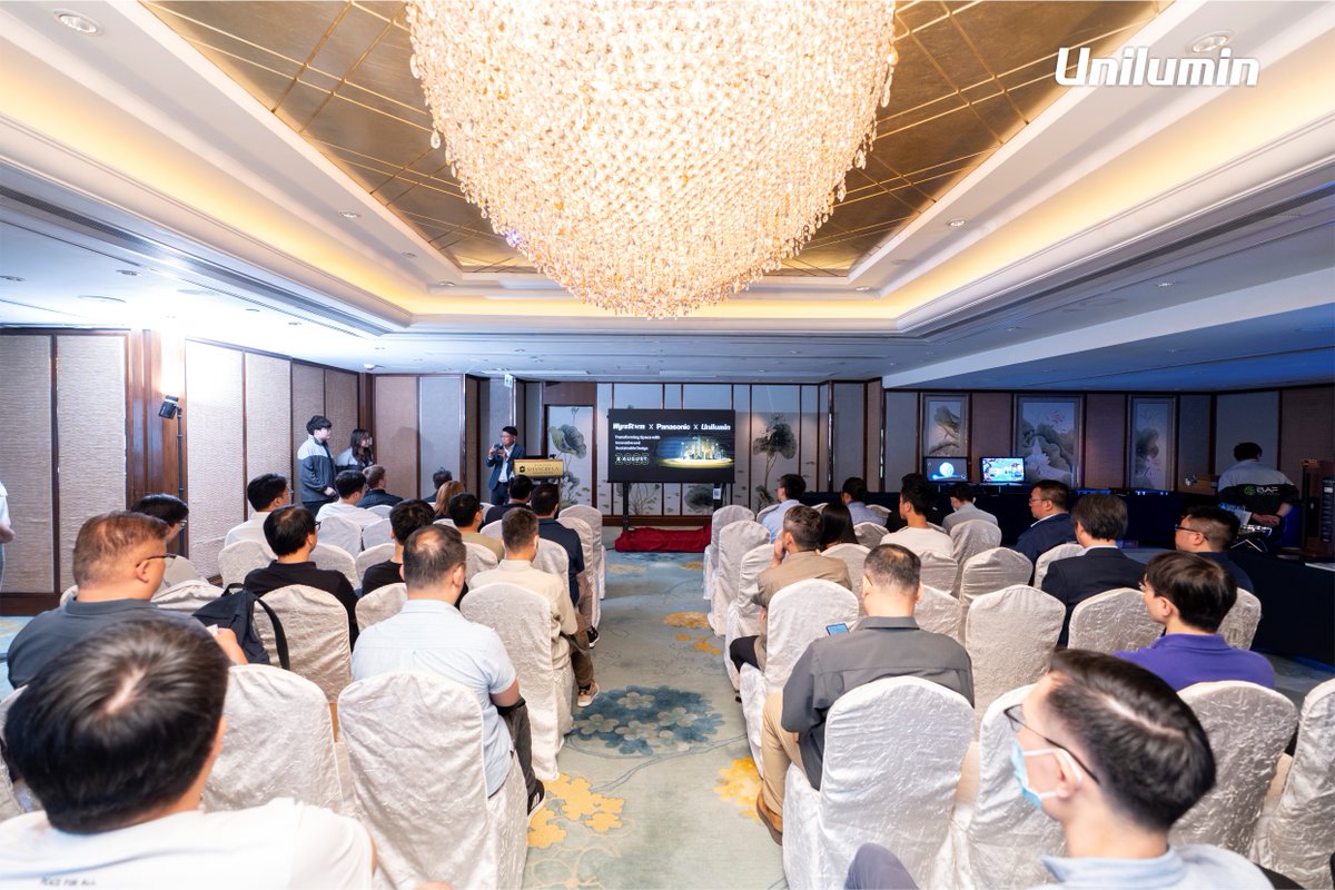 UniluminDisplay's tweet image. At #ProAVSeminar2025, #Unilumin demonstrated how #LEDdisplays are enhancing spaces. From U-Natural textured series that blends seamlessly with architecture, to versatile ultra-fine pitch UMini W 0.9 and robust U-shield innovation, we're setting the standard for what’s possible.
