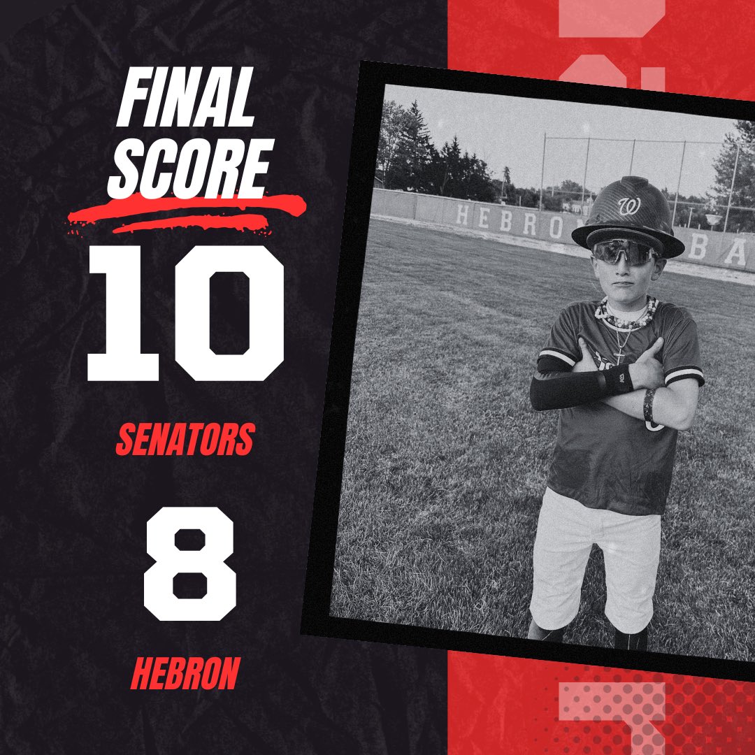 Washington Township MS defeat Hebron 10-8

-Bingham Shragal “Hardhat Player of the Game”: 0-1, 3 BB, 1 RBI, 1 SB; multiple defensive gems at 2B
-Easton Shields: 3 IP, 5 H, 4 R, 3 K; 1-3, 2B, 1 SB
-Kyler Peterson: 2 IP, 8 H, 3 ER, 1 K; 1-3
-Vinny Macielewicz: 2-2, 2 RBI, 1 BB
