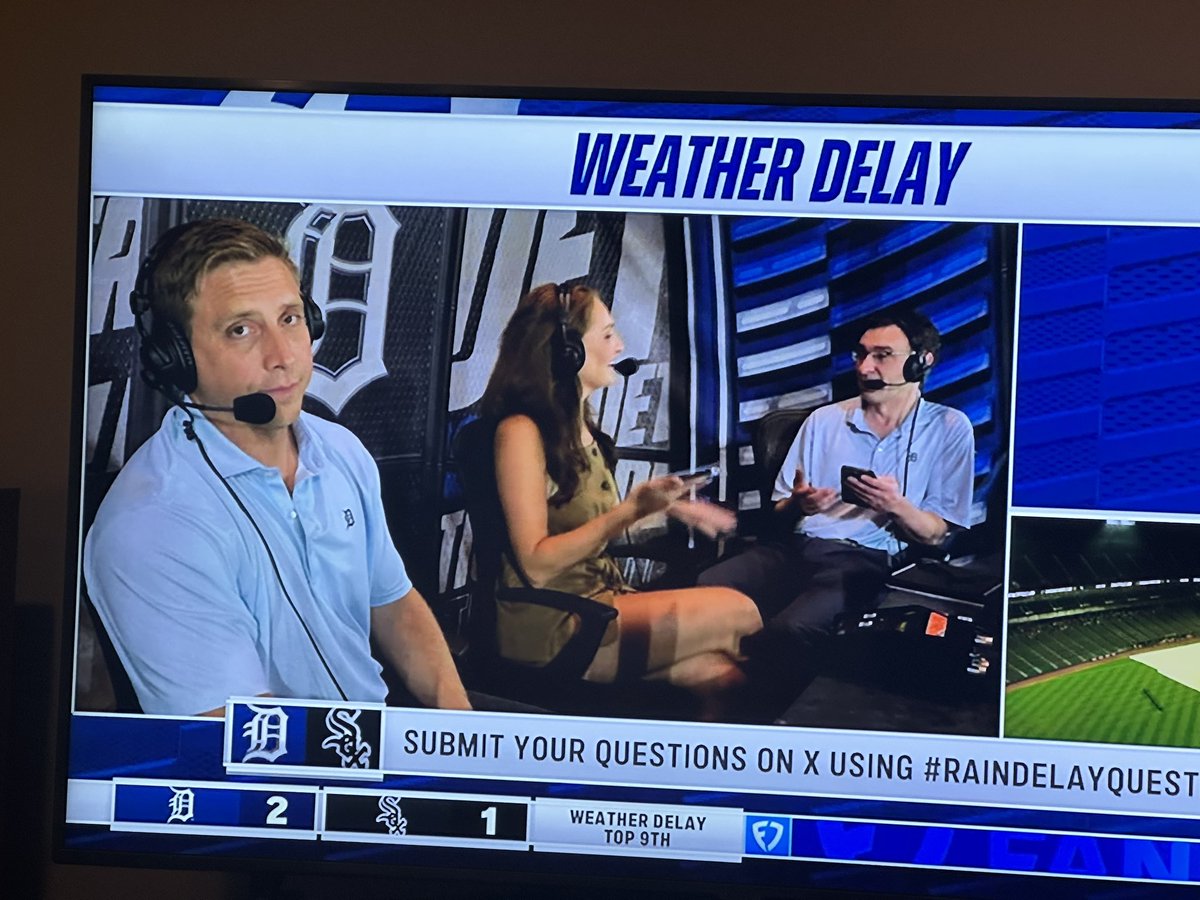 msuwolf's tweet photo. What was @andydirks12 really thinking when @daniellabruce_ started talking about Taylor Swift? #Raindelayquestions @jasonbenetti https://t.co/et1pn4iIT8