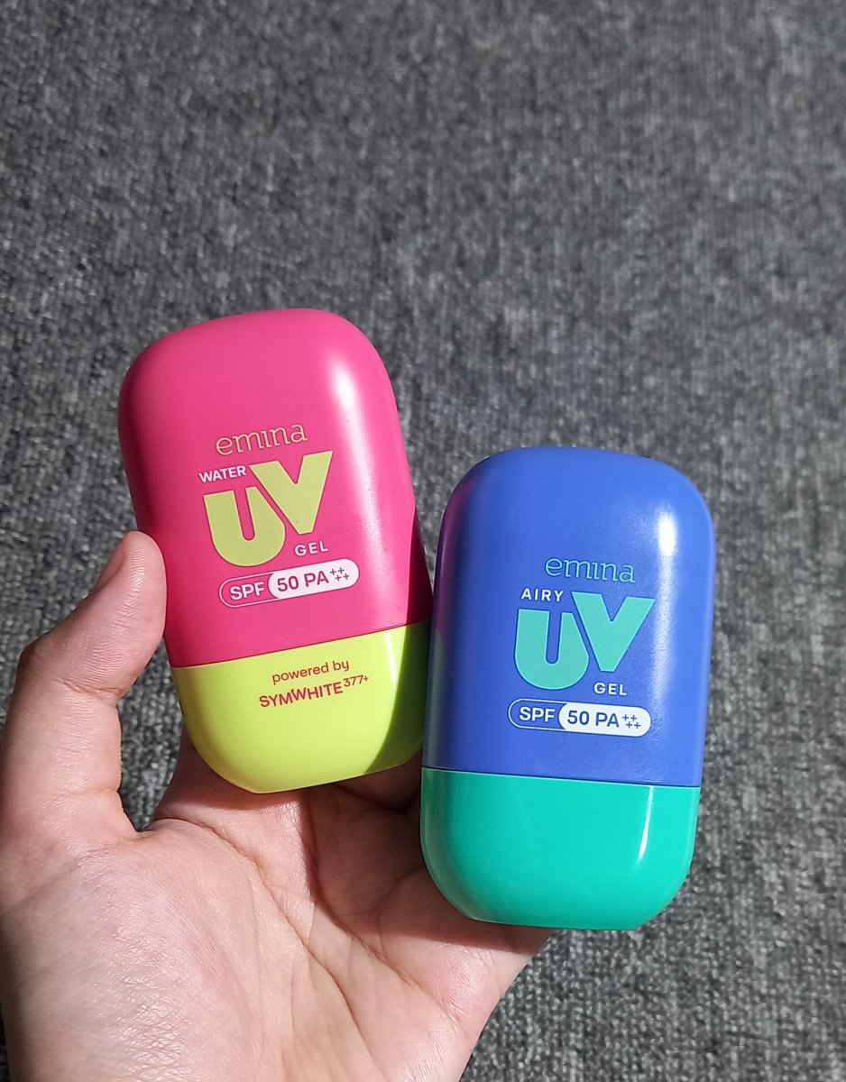 Lagi demen bgt sama sunscreen emina yg baru inii, cakep bgt teksturnyaa.. dikulit super nyaman plis enakeun + adem✨️ #racuninskincare