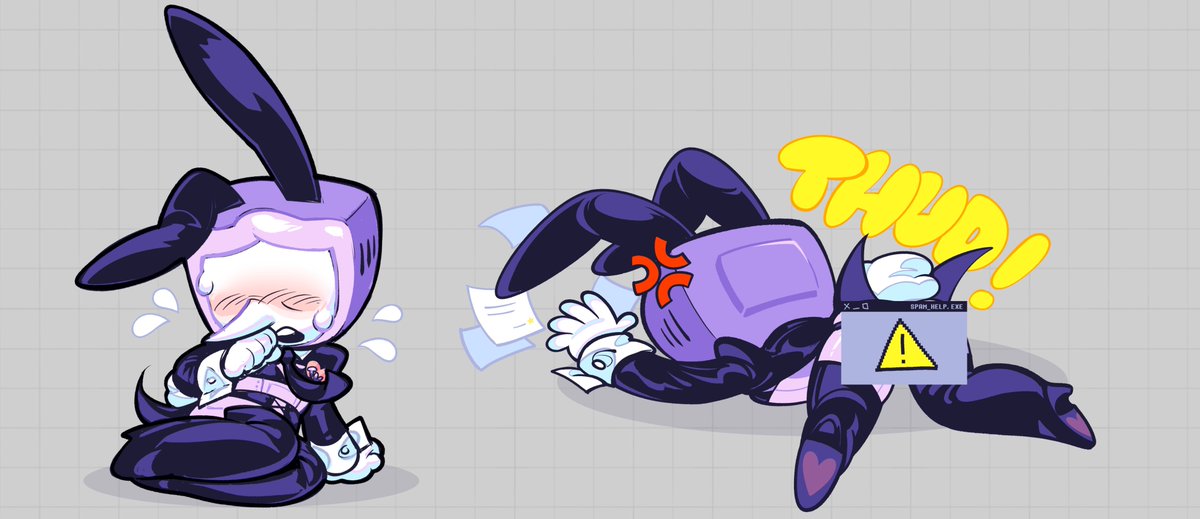 I really enjoyed making these chibi versions of BunnyTenna 💜
#deltaruined #tenna