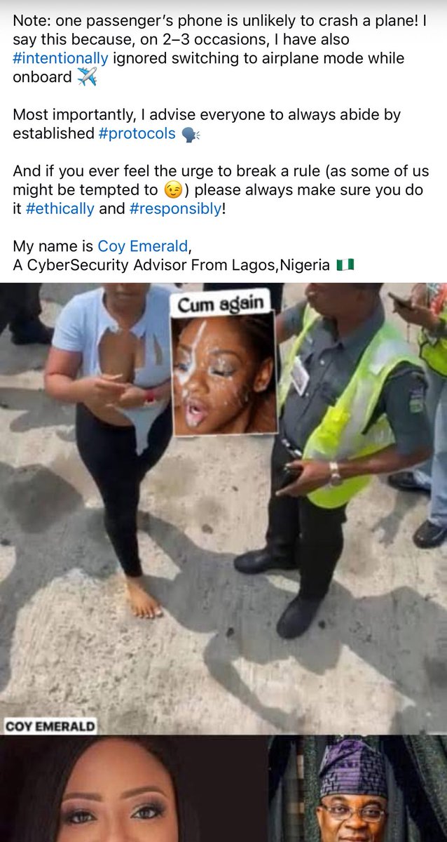 Coy Emerald (Yunus) π³π¬πΊπ¦ (@coyemerald1) on Twitter photo Above everything,
The recent incident with <a href="/ibomairlines/">Ibom Air</a> should never have escalated into violence!
And I hope the #authorities - Mr. <a href="/fkeyamo/">Festus Keyamo, SAN, CON, FCIArb (UK)</a> and <a href="/FAAN_Official/">Federal Airports Authority of Nigeria</a> will please temper justice with mercy for the young lady involved π
Cc: Ma, <a href="/abikedabiri/">abikedabiri</a> ππ€² Above everything,
The recent incident with <a href="/ibomairlines/">Ibom Air</a> should never have escalated into violence!
And I hope the #authorities - Mr. <a href="/fkeyamo/">Festus Keyamo, SAN, CON, FCIArb (UK)</a> and <a href="/FAAN_Official/">Federal Airports Authority of Nigeria</a> will please temper justice with mercy for the young lady involved π
Cc: Ma, <a href="/abikedabiri/">abikedabiri</a> ππ€²