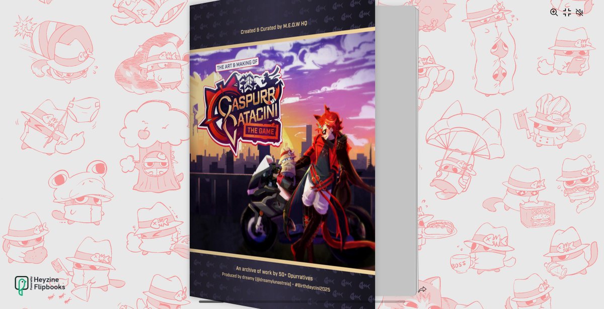 Introducing "The Art &amp; Making of Caspurr Catacini: The Game"—an archive of illustrative works, sketches, and behind-the-scenes development secrets of over 50 Opurratives!

Digital PDF viewing: heyzine.com/flip-book/8d2b…

#Caspurrtfolio #Birthdaycini2025