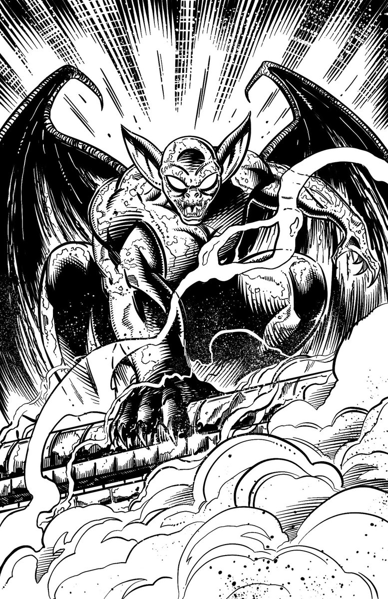 New inked commission piece I finished recently! #comicart #comicartist