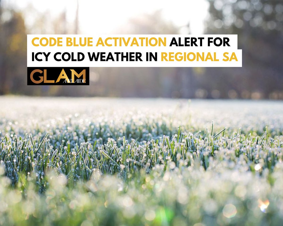 CODE BLUE: 🥶 A Tier 1 Code Blue has been activated in regional South Australia to provide vital support during a forecast period of prolonged cold weather. &gt;&gt; ap1.hubs.ly/y08-wb0

🌟 Read daily news on our free iPhone app: ap1.hubs.ly/y08-x-0

🌟 Read daily news on our