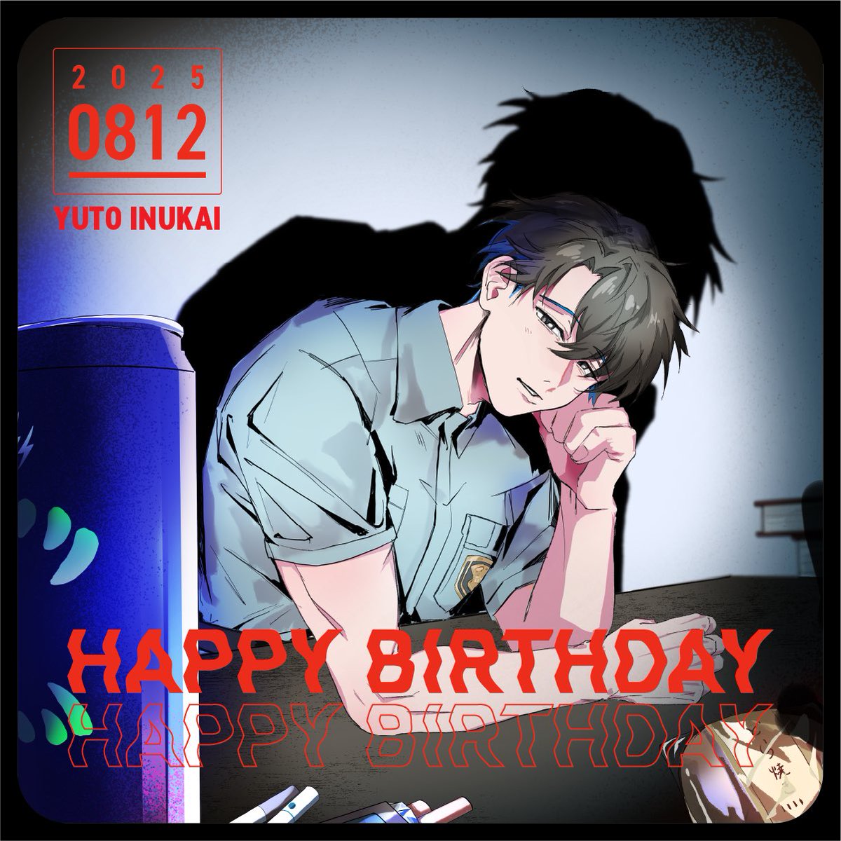 RT @kagome_ill: 🐶𝐇𝐚𝐩𝐩𝐲 𝐁𝐢𝐫𝐭𝐡𝐝𝐚𝐲💐 #犬飼憂人誕生祭