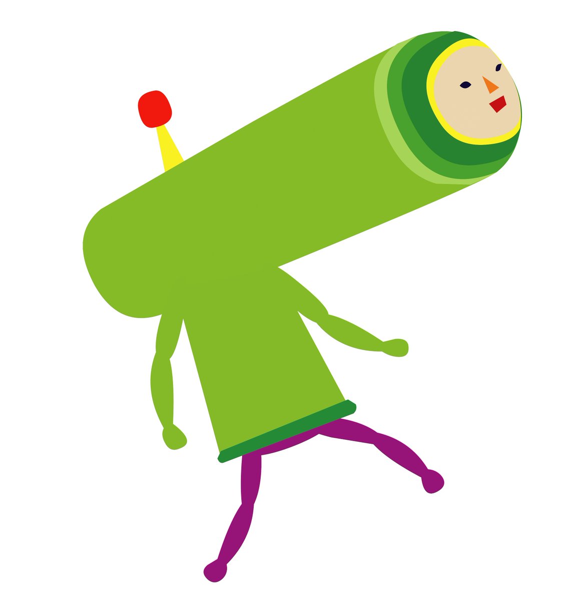 Todays second obscure character is Johnson from Katamari!

First appearing in Katamari Damacy, it is said he was once so surprised that his face jumped out of his body.