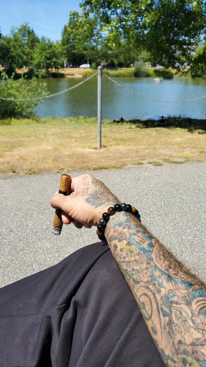 Rancho4201's tweet photo. Sat by the pond near my old neighborhood a couple weeks back and had a smoke with the ducks.
#wildlife #CIGARS #outdoors #cigardad #relax #reflect #summer2025 #coffee #pairing #cigarpairing https://t.co/xTyuT2e7W8