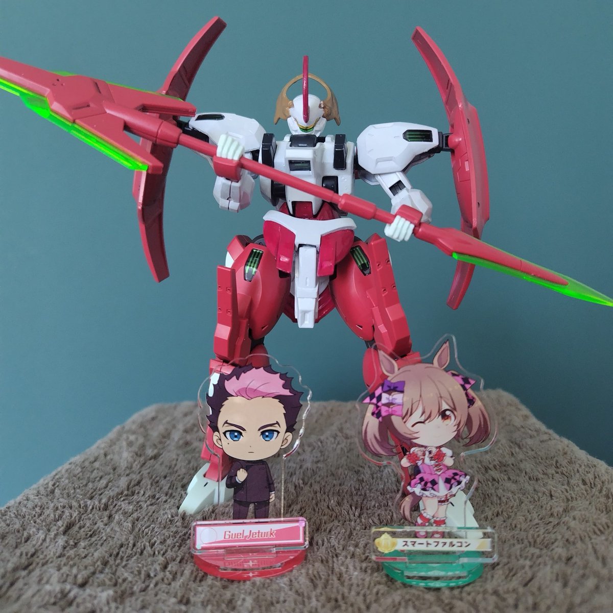 Maftea_N_E's tweet photo. 海外版のウマ娘でスマートファルコンが実装されたということで再掲
スマートファルコン専用ダリルバルデ【赤鬼】
あとスマートファルコン担当のグエル
#smart_falcon
#umamusume
#ウマ娘
#プラモデルライフ
#ガンプラはどんな自由な発想で作ってもいいんだ
#水星の魔女 https://t.co/qfxjkGV9WE