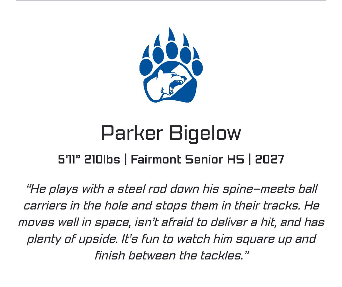 ParkerBigelow🏈 (@parkerbige2027) on Twitter photo 