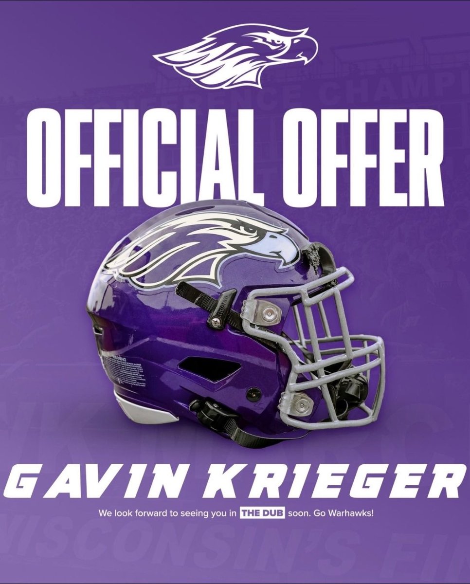 After a great phone call, I am blessed to receive my 2nd offer to <a href="/WarhawkFootball/">Warhawk Football</a>! Thank you <a href="/MilesHookstead/">Miles Hookstead</a> 

<a href="/coachbeck65/">mbeck</a> <a href="/trevorshohoney/">Trevor Shohoney</a> <a href="/Drew_Ambrose_/">Drew Ambrose</a> <a href="/OLMafia/">OL MAFIA</a> <a href="/MJ_NFLDraft/">Mark Johnson</a> <a href="/TravisBOUND/">Travis Wilson</a>