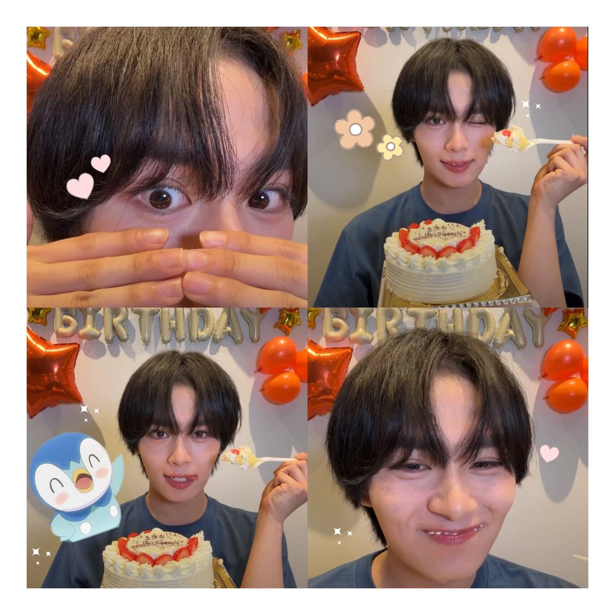 _nyaaaooo's tweet photo. #大西流星誕生祭2025  #大西流星 #りゅちぇ
誕生日にインライしてくれて嬉しかった🎂♡
可愛いすぎて気づいたらたくさんスクショしてた笑笑
これからもだーいすきだよ(っ･ω･)っ♡🩵 https://t.co/hUVADKuYwK