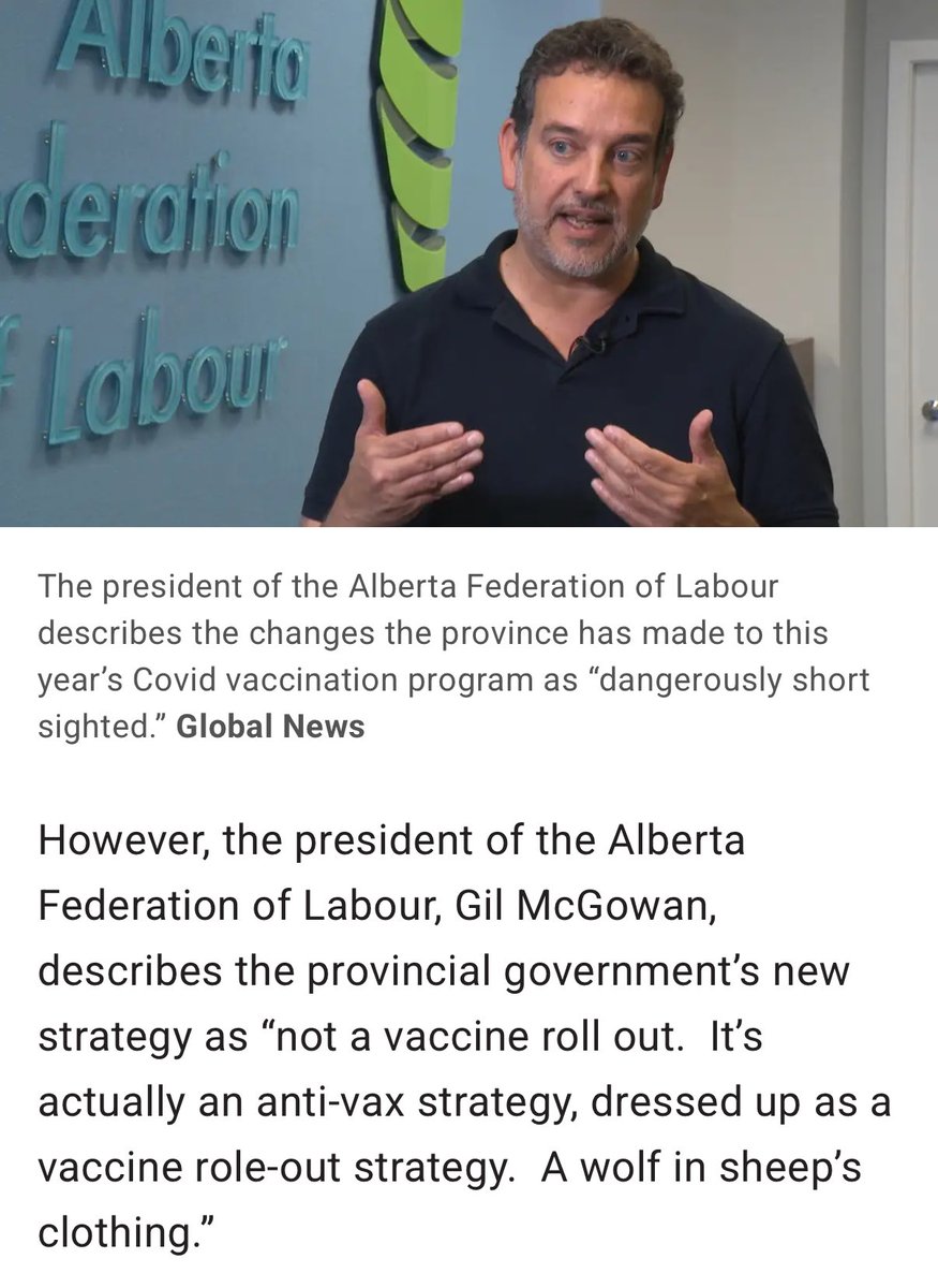 I spoke out today against the UCP’s deeply flawed Covid vaccine rollout plan. It’s not really a plan to encourage or facilitate vaccination, at all. In fact, it’s just the opposite: anti-vax strategy dressed up as a vaccine rollout strategy. “It’s a wolf in sheep’s clothing.”