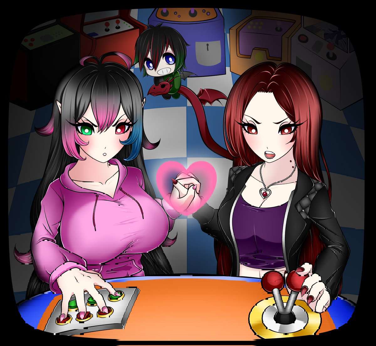 Family night at the arcade by <a href="/Roru_Ryo/">Roru 🤍</a>