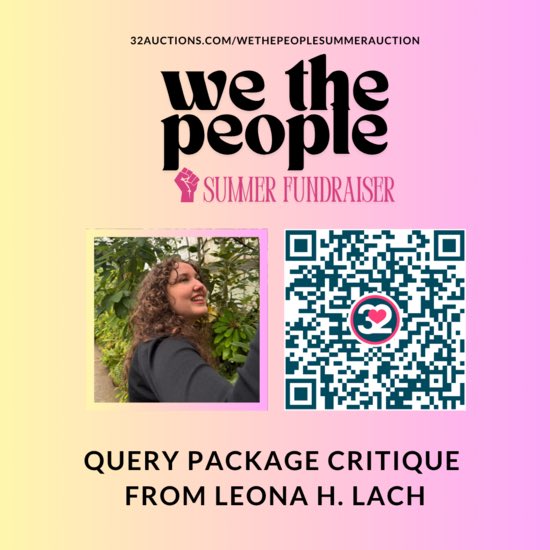 Hi everyone! 8/18 the We the People summer fundraiser opens up for bids! I’ve donated three query critiques, and there are 360+ other items to choose from. If you can’t bid, that’s okay, please spread the word!