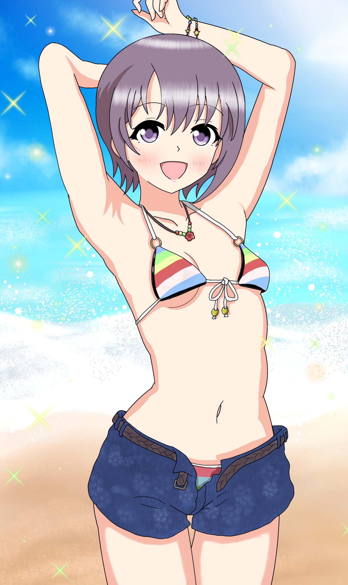 カレイドスター 水着 ビキニ 海 ビーチ 全員 集合 ポストカード 超希少 海藤（KAI） on X: 