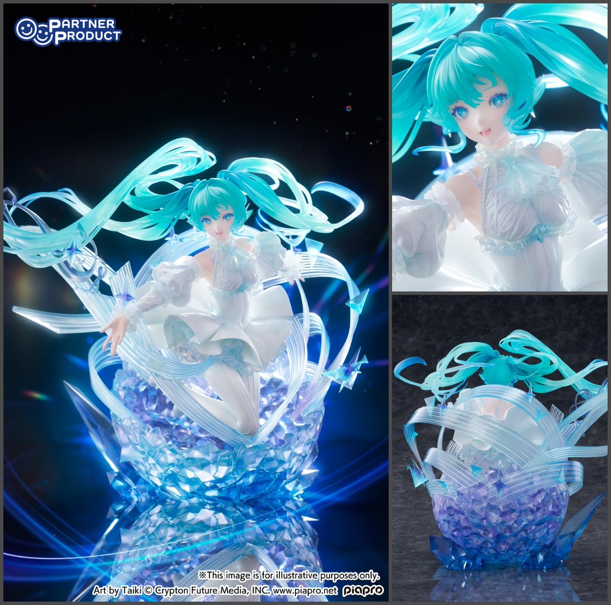 CyberZ presents a gorgeous 1/7 scale figure of Hatsune Miku: Crystal Dress Ver.! Inspired by Taiki’s stunning illustration, Miku shines bright with exquisite detail and elegance. Preorder now at GOODSMILE ONLINE SHOP US!

Shop: goodsmile.link/EIeH4u

#HatsuneMiku #Goodsmile