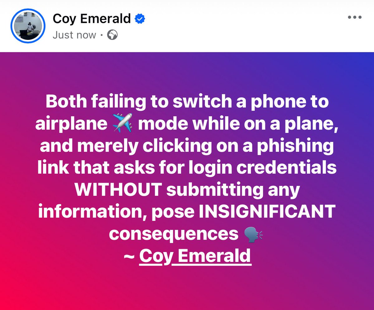 Coy Emerald (Yunus) π³π¬πΊπ¦ (@coyemerald1) on Twitter photo #CybersecurityAdvisory π
<a href="/CoyEmerald1/">Coy Emerald (Yunus) π³π¬πΊπ¦</a>
Cybersecurity Specialist #CybersecurityAdvisory π
<a href="/CoyEmerald1/">Coy Emerald (Yunus) π³π¬πΊπ¦</a>
Cybersecurity Specialist